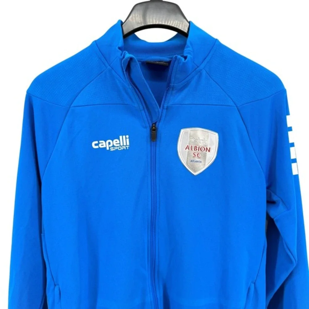 Capelli Sport Albion SC Atlanta Mens Medium Pre-Owned‎ Track Jacket Royal Blue